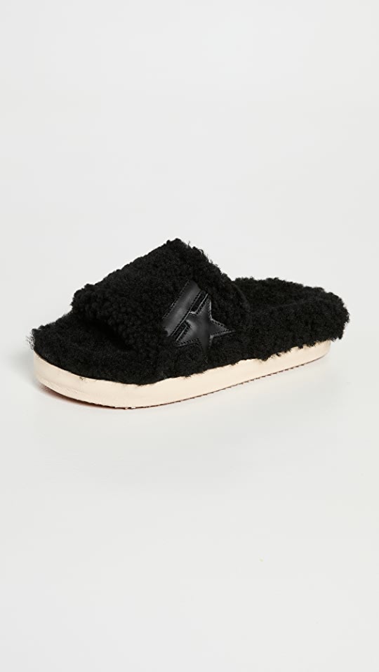 Poolstar Shearling Sandals