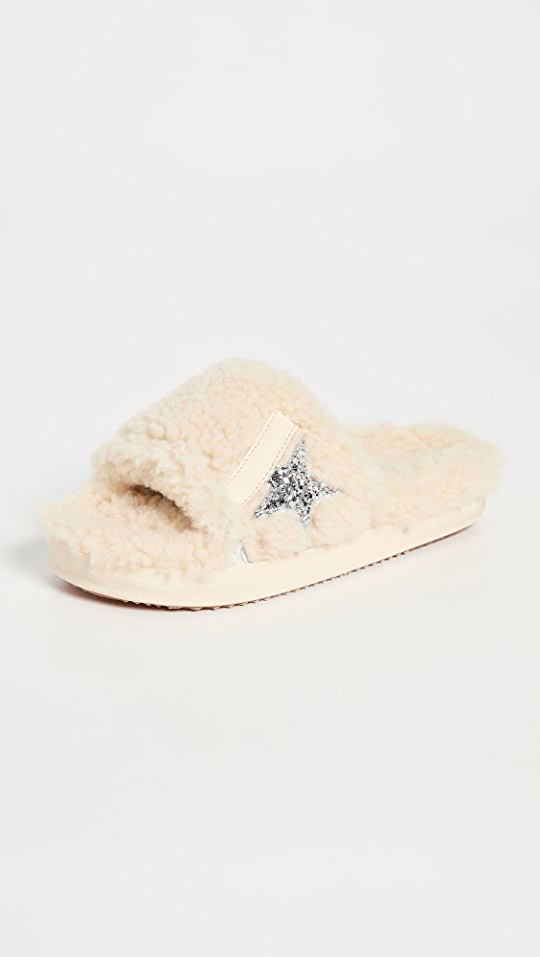 Poolstar Shearling Sandals
